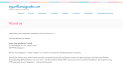 Desktop Screenshot of impartlearningcentre.com